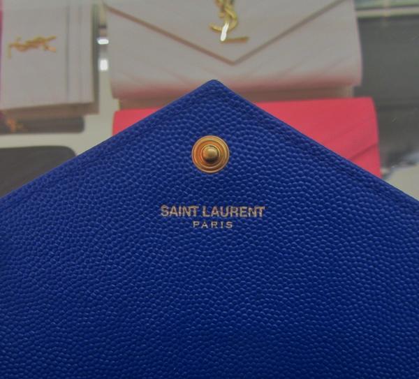 Saint Laurent☆サンローラン コピー モノグラム コンチネンタル長財布　ロイヤルブルー 372268BOW011000